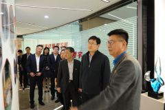 市北区委常委、组织部部长张雷一行到青岛国际航运中心调研楼宇党建