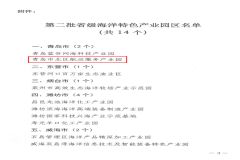 山东省发展改革委、山东省海洋局认定“青岛市北区航运服务产业园”等14个园区为第二批省级海洋特色产业园区
